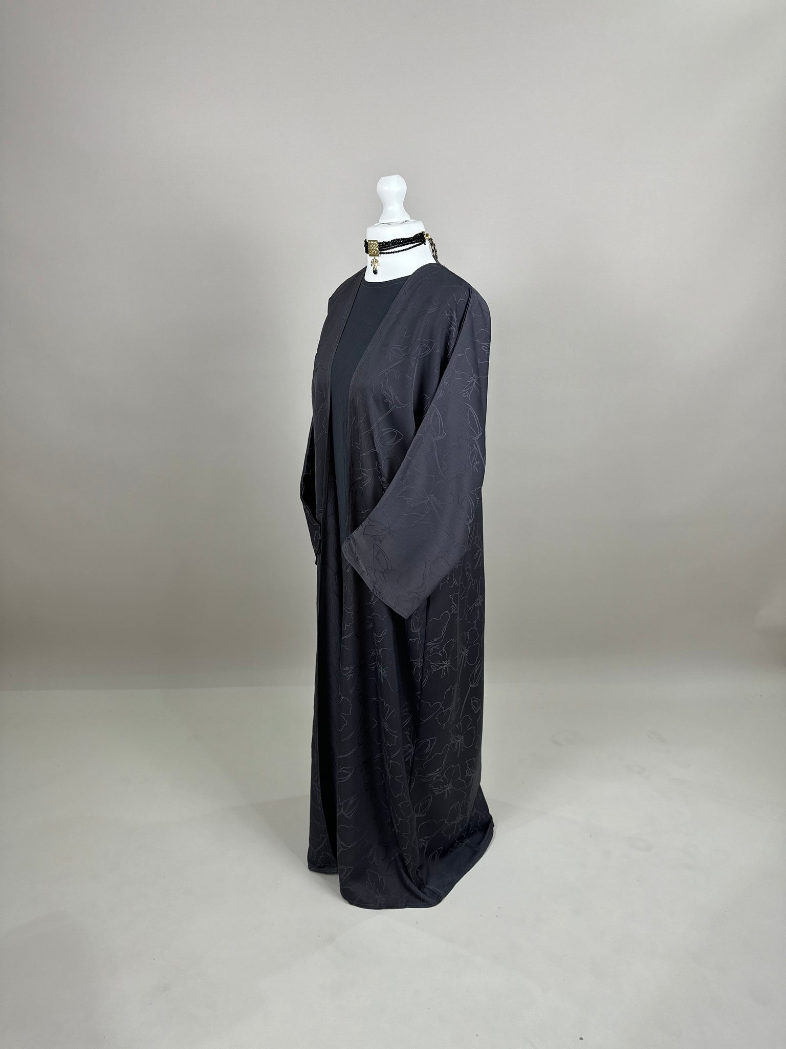 Grey Abaya