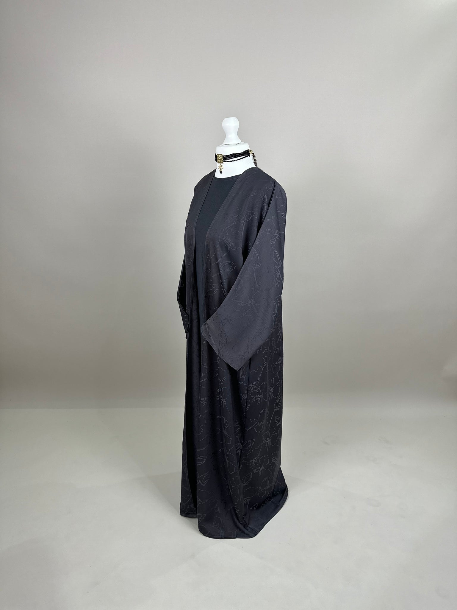 Grey Abaya