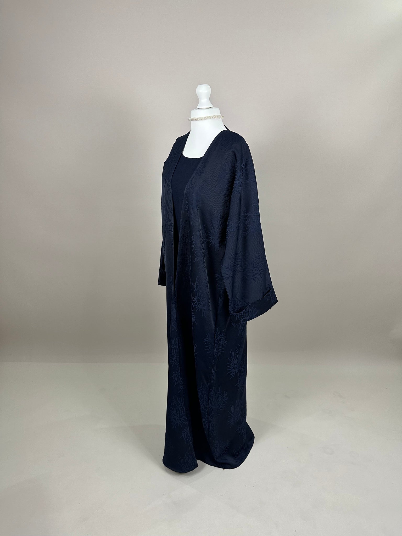 Dark Blue Abaya