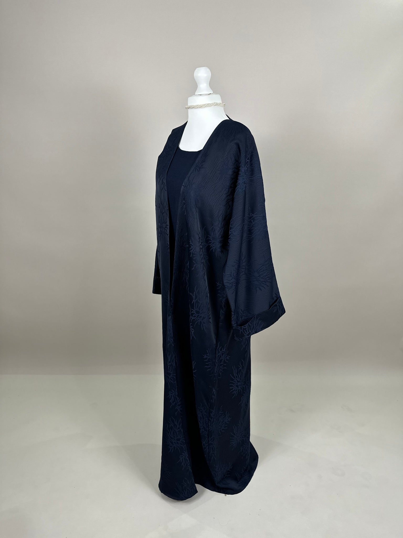 Dark Blue Abaya