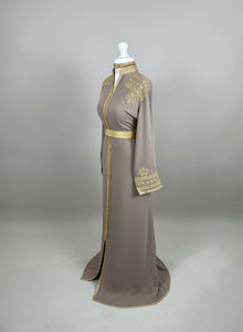 Taupe Kaftan Tarz