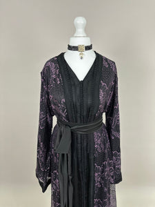 Black and Purple Takchita Lace